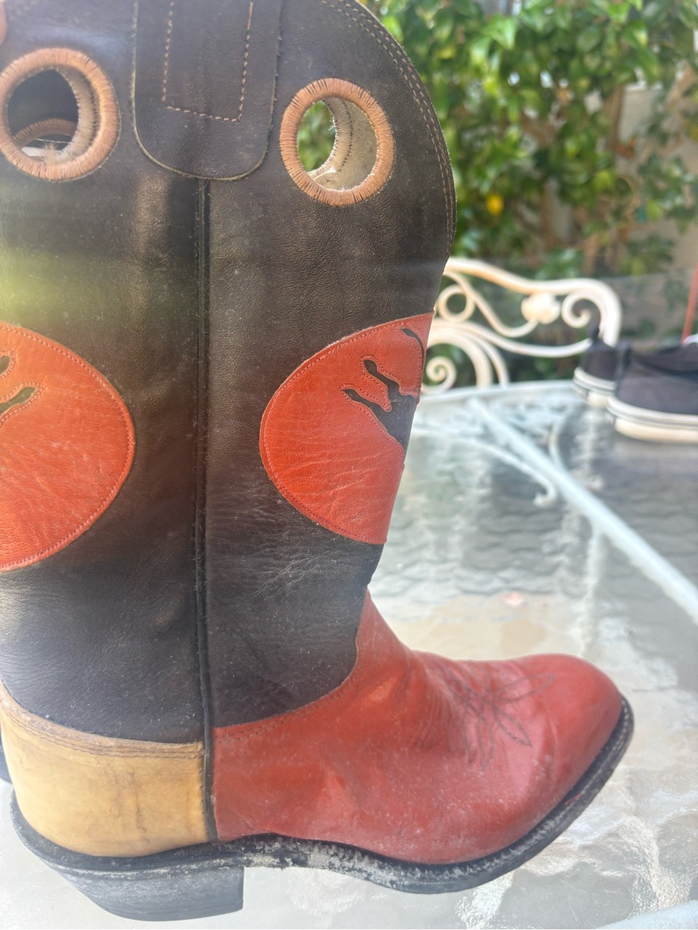 Vintage Leather Cowboy Boots - Picture 7 of 16